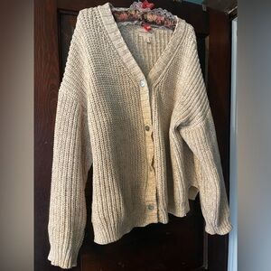 Indigo Luna Helga Cardigan Oat L/XL
